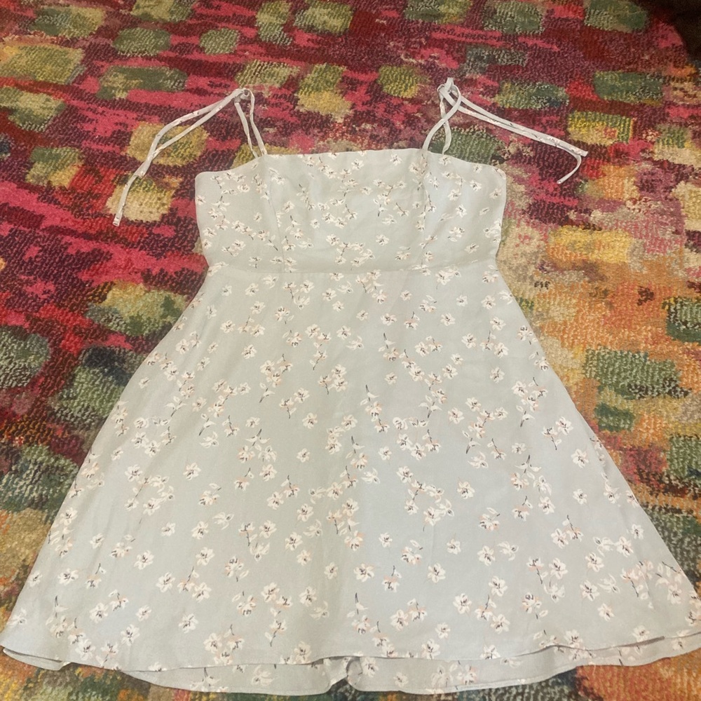Lola Grace Light Blue Floral Dress
